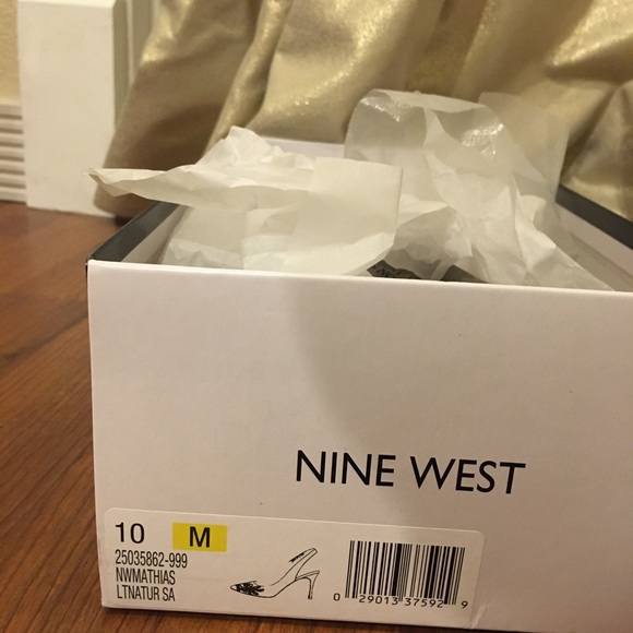 New Nine West Evening Heels Size 10 - Picture 7 of 8